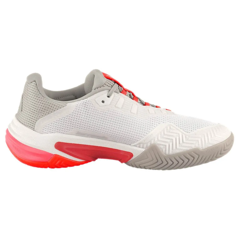 Adaptive Fit adidas Women's Barricade 13 - Cloud White/Lucid Red