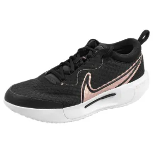 Compression Molded Midsole Nike Women's Court Zoom Pro - Black/Metallic Red Bronze