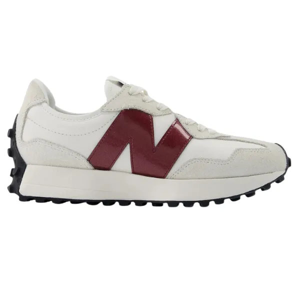 basketball player shoes New Balance Women's 327 White/Red