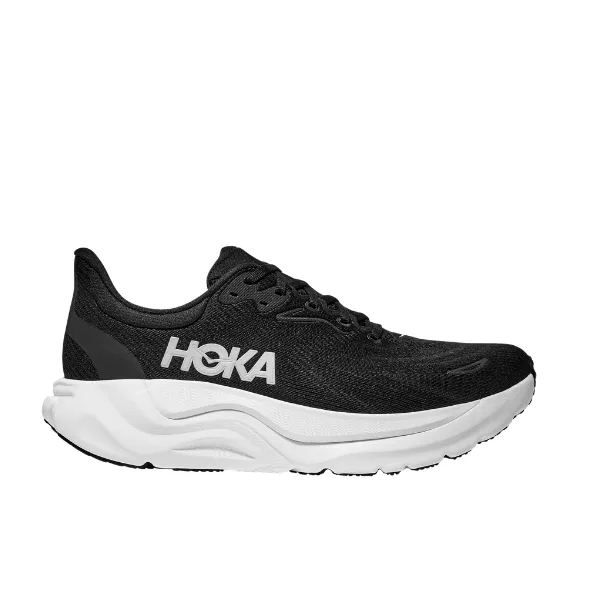 veteran running footwear HOKA Women's Arahi 8 Wide Black/White