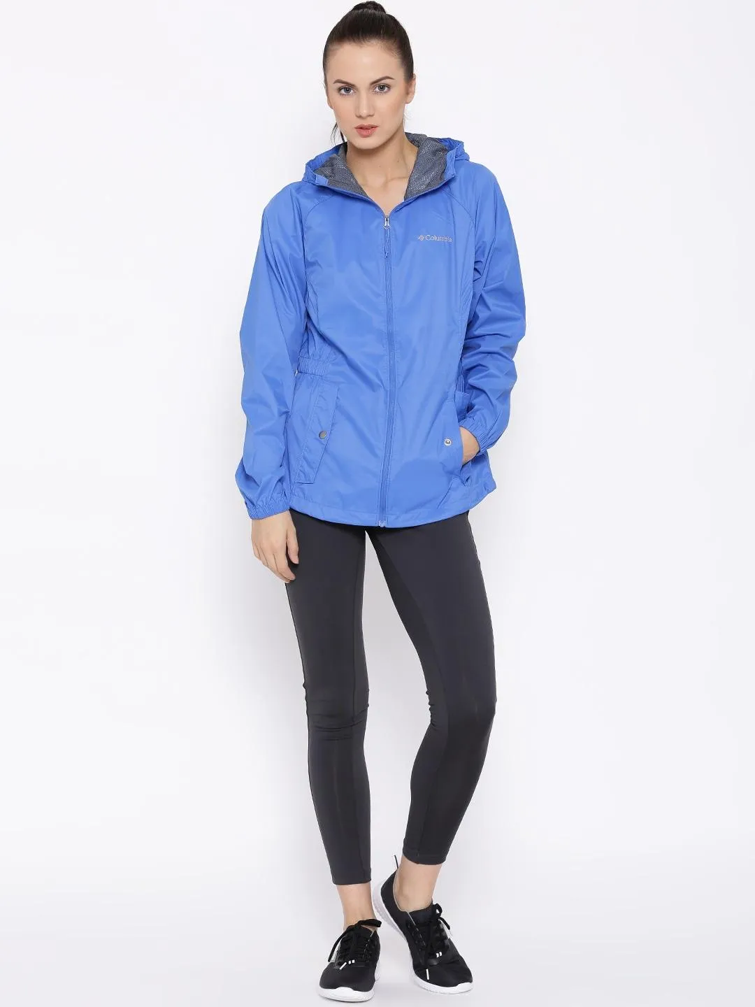Transitional Weather Multi Seasonal Columbia Women Blue Proxy Falls Jacket