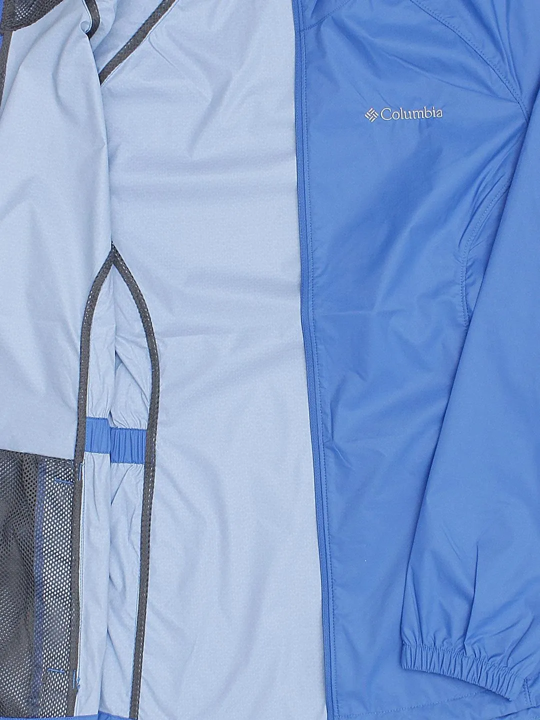 Columbia Women Blue Proxy Falls Jacket FullLengthZip Warm Layer