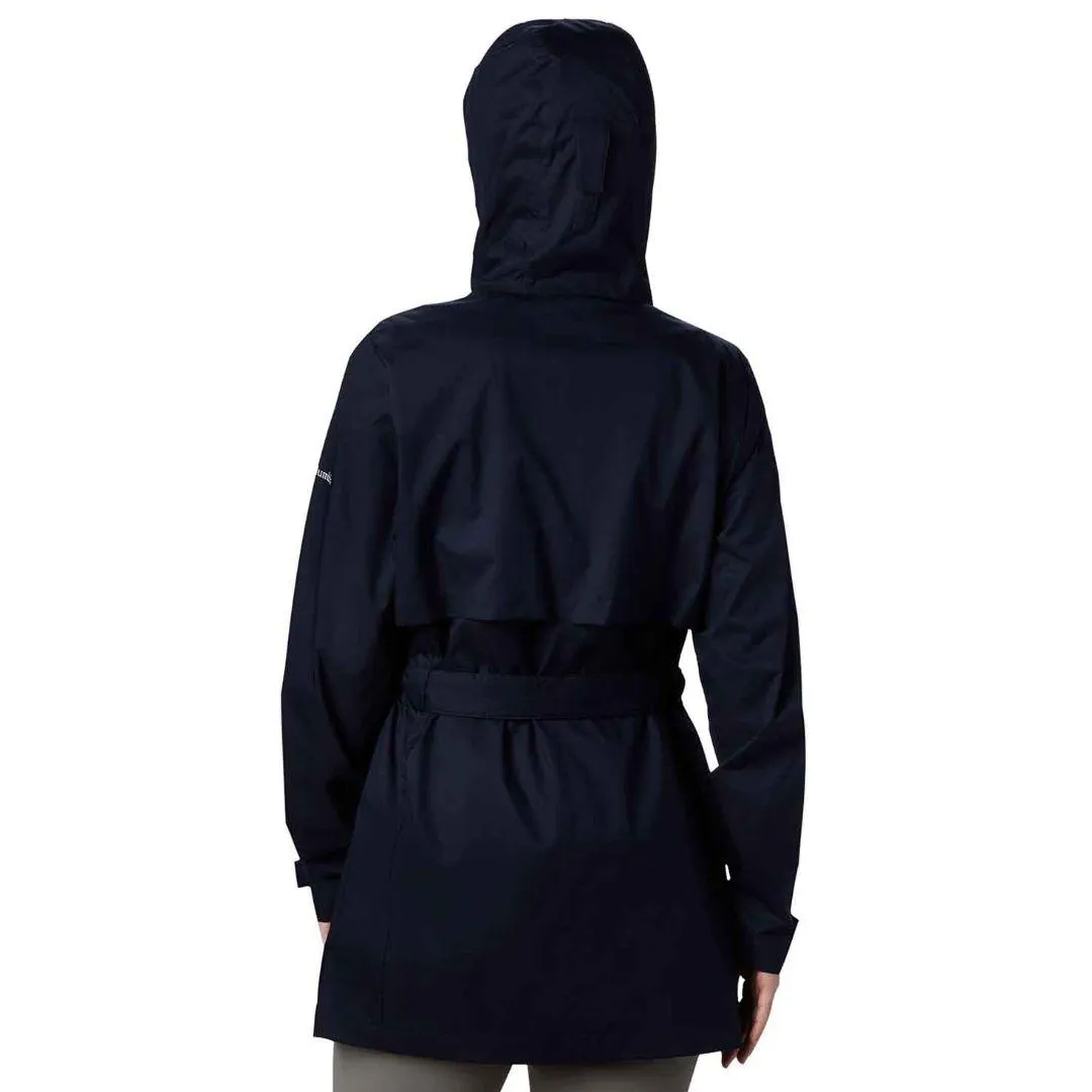 Cool Ready Layered Protection Columbia Women Navy Blue Pardon My Trench Rain Jacket