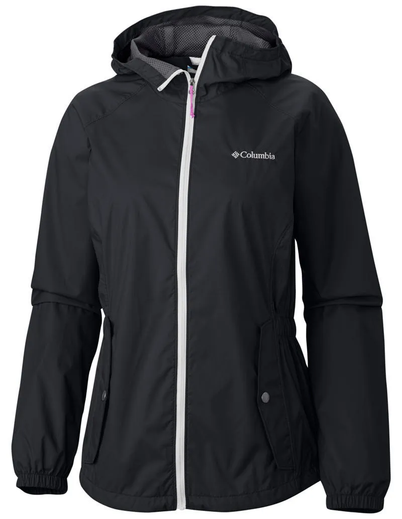 Columbia Women Black Proxy Falls Jacket Double Layer Design Fast Zip