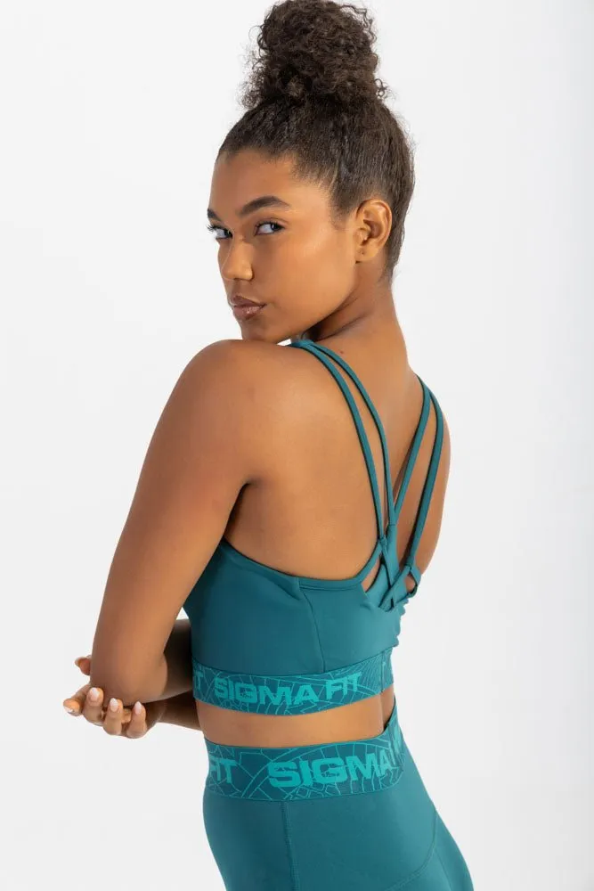 Sports Apparel Removable straps Dynamic Sports Bra Shaded Spruce
