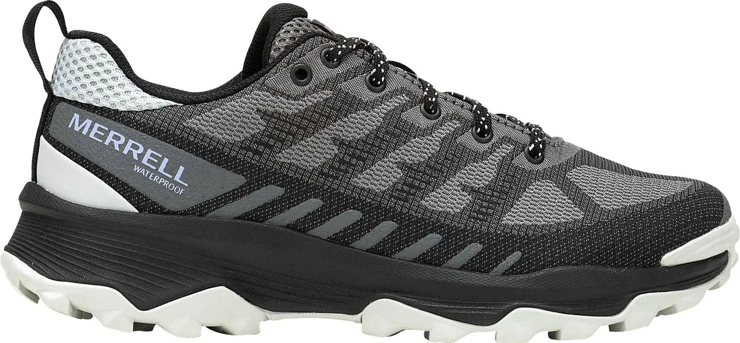 Merrell Speed Eco Waterproof Womens Walking Shoes - Grey Lightweight Form Road Trip