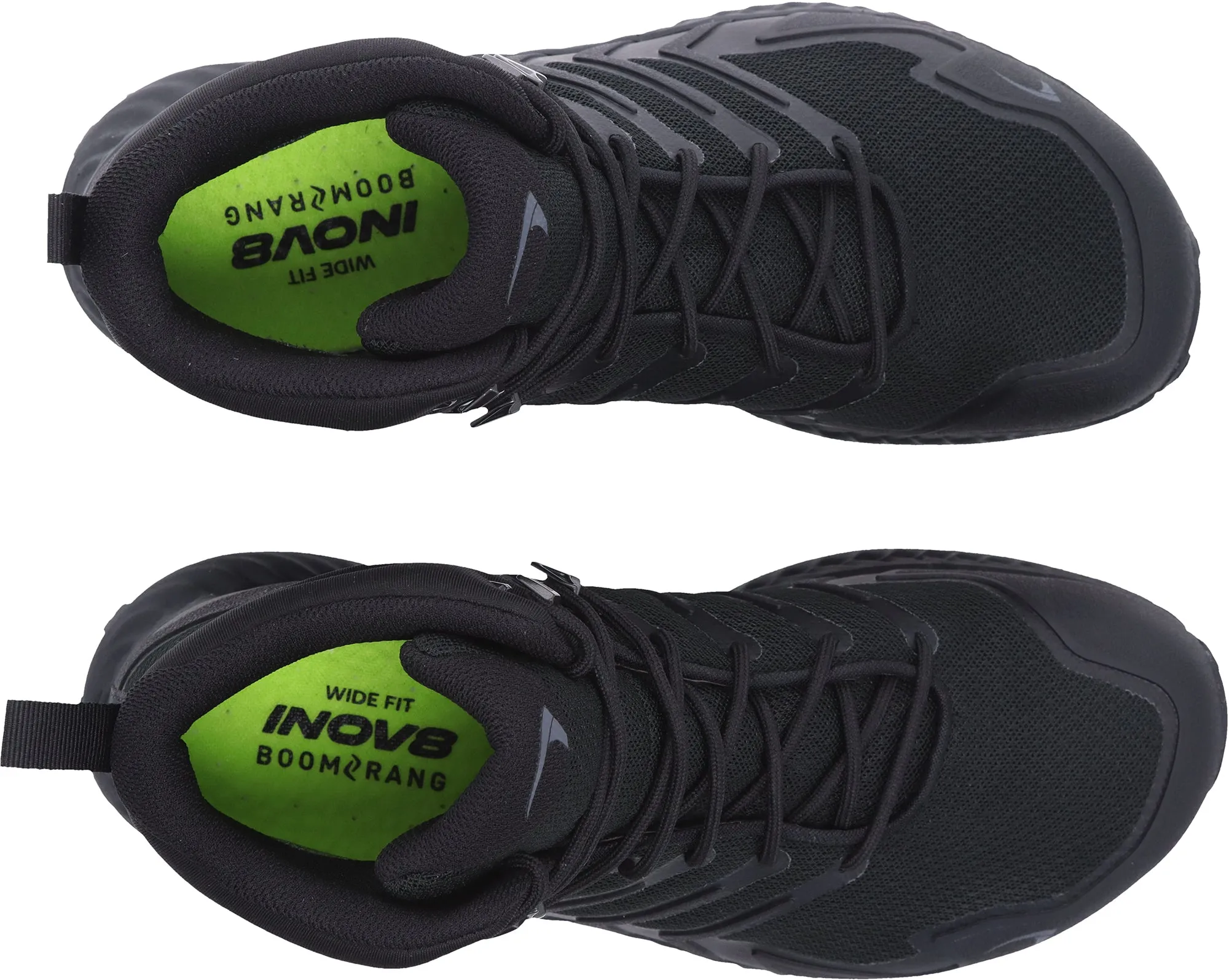 Gloss Finish Inov8 Roclite Mid GORE-TEX WIDE FIT Womens Walking Boots - Black