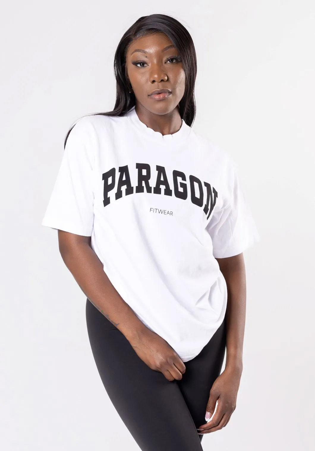 Minimal Layers Embroidered Details Varsity Pump Cover White