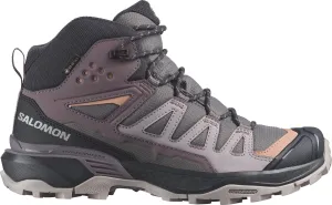 Core Support Impact Resistant Sole Salomon X Ultra 360 Mid GORE-TEX Womens Walking Boots - Grey