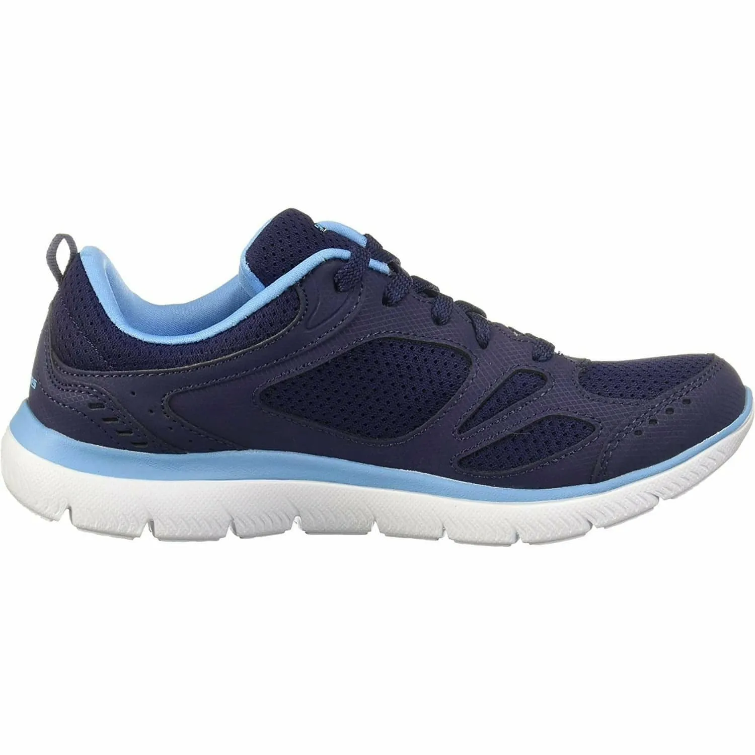 Skechers Summits Suited Womens Training Shoes - Navy Light Core