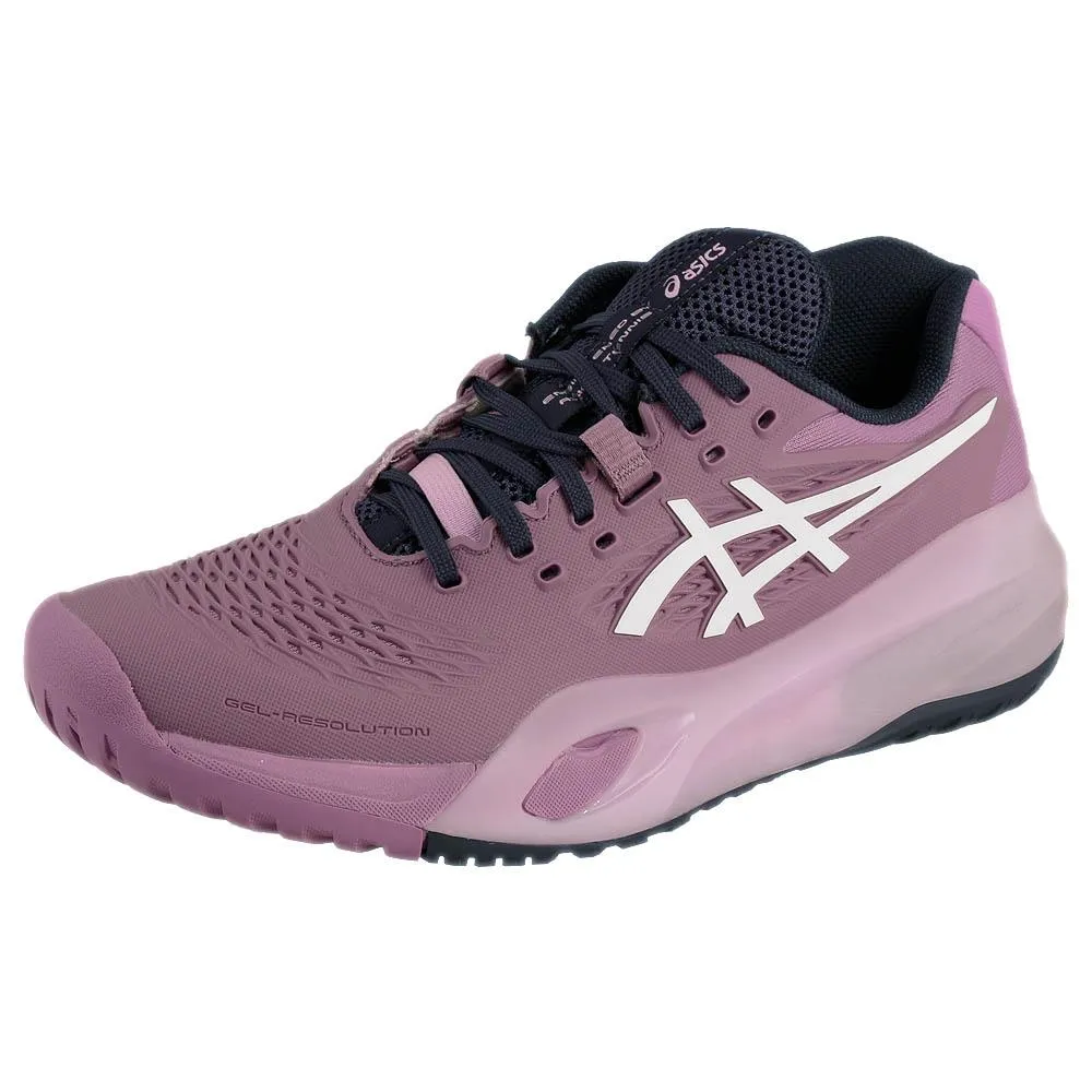 Enhanced Lateral Stability Asics Women's Gel-Resolution X - D Width - Ube/White