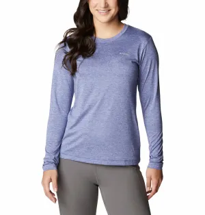 Modern Casual Durable Colorfast Finish Columbia Women Blue Columbia Hike LS Shirt