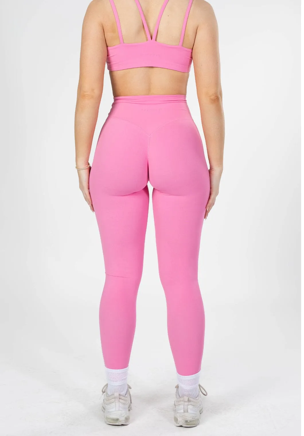 Petite Size Non See Lightweight Performance Fabric RecStretch Original Sculptseam? Plus Legging Bubble Gum