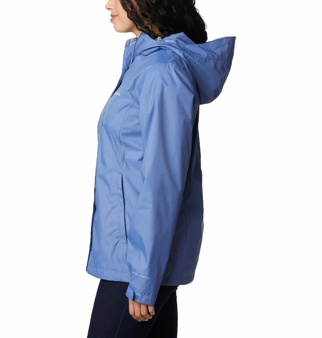 Columbia Women Blue Arcadia II Jacket Waterproof Water-Resistant Layer