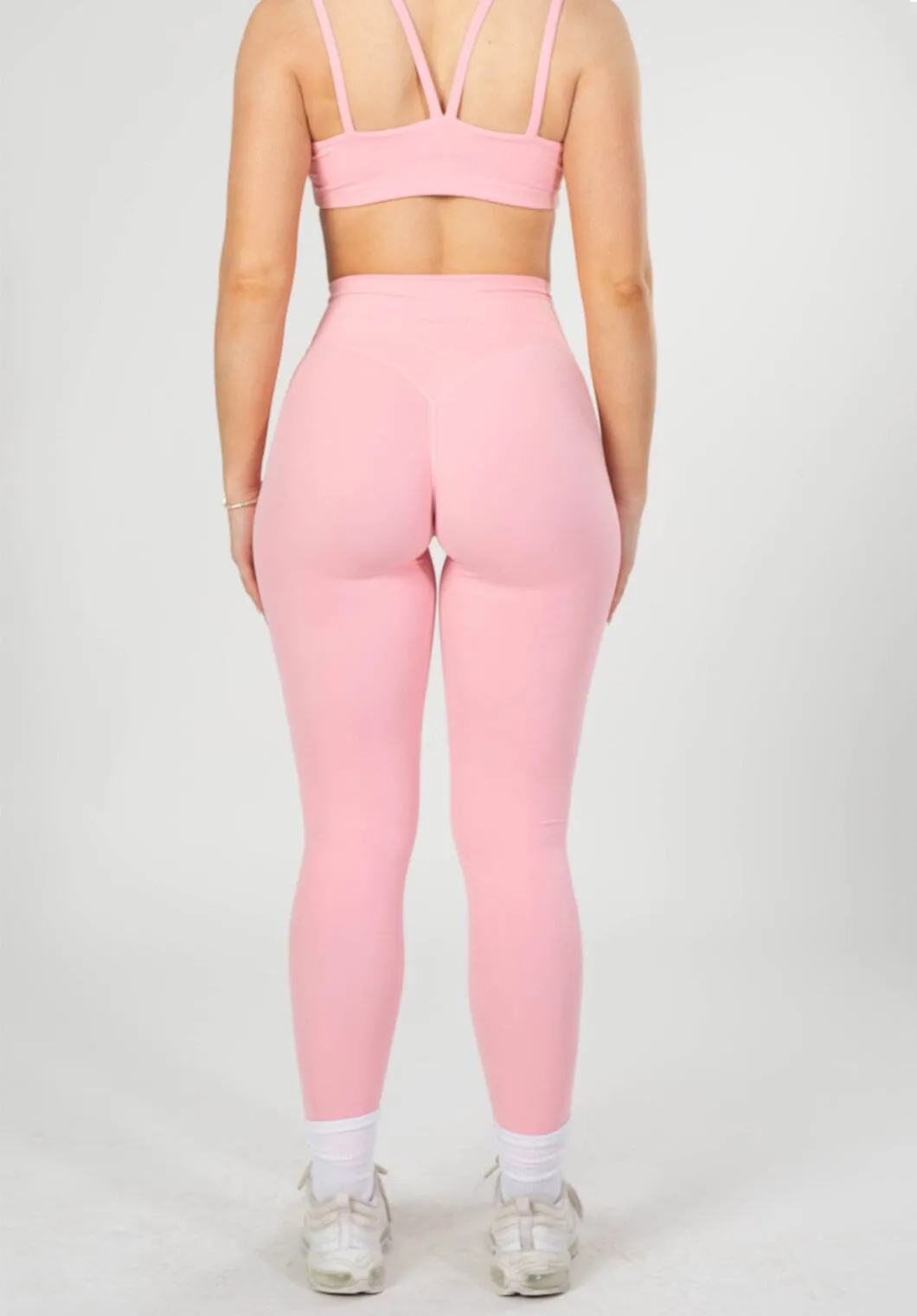 High Waist No Roll Waist RecStretch Original Sculptseam?  Plus Legging Cotton Candy