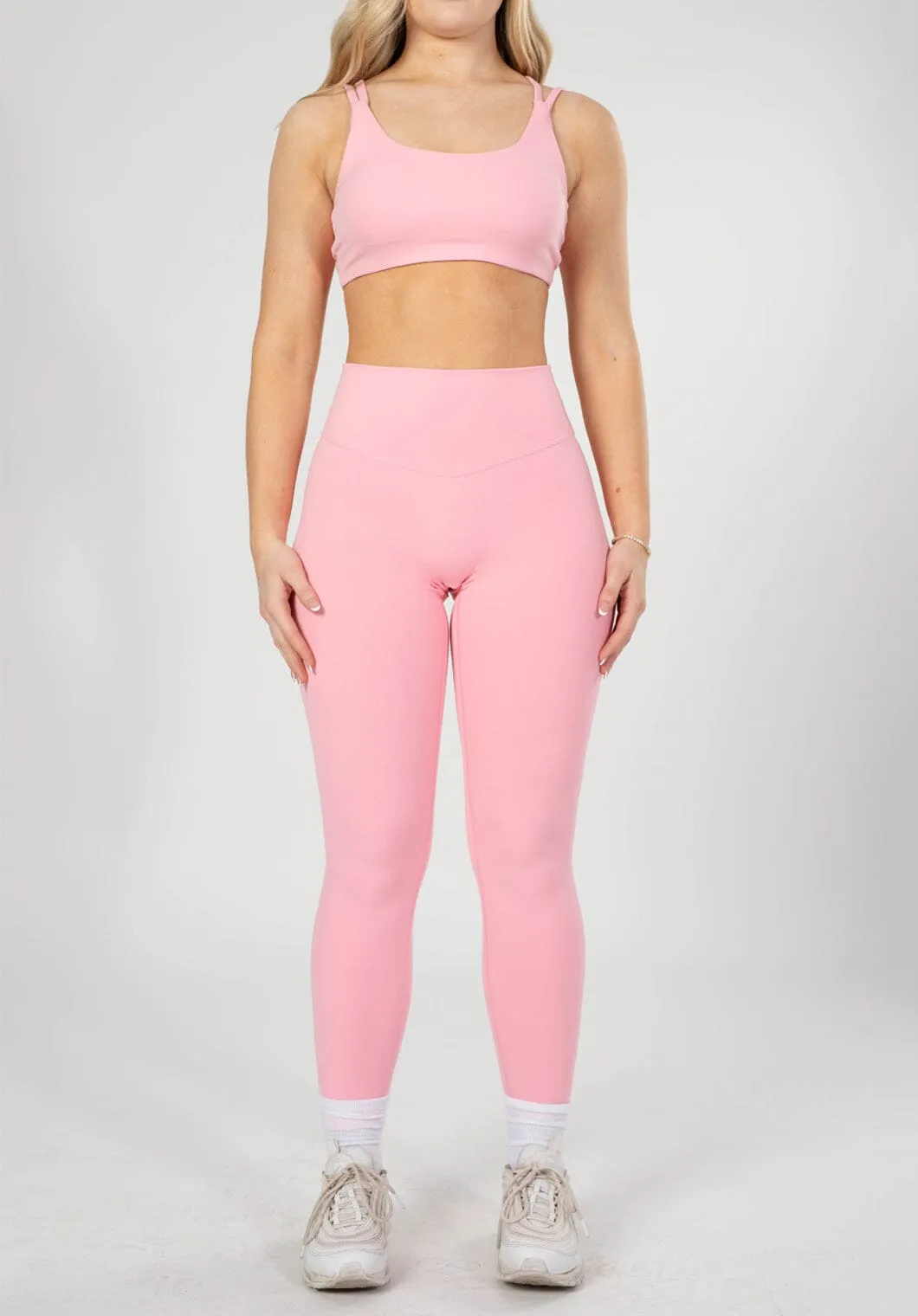 Breathable Stretch UltraLux Curve Contour Sculptseam? Legging Cotton Candy