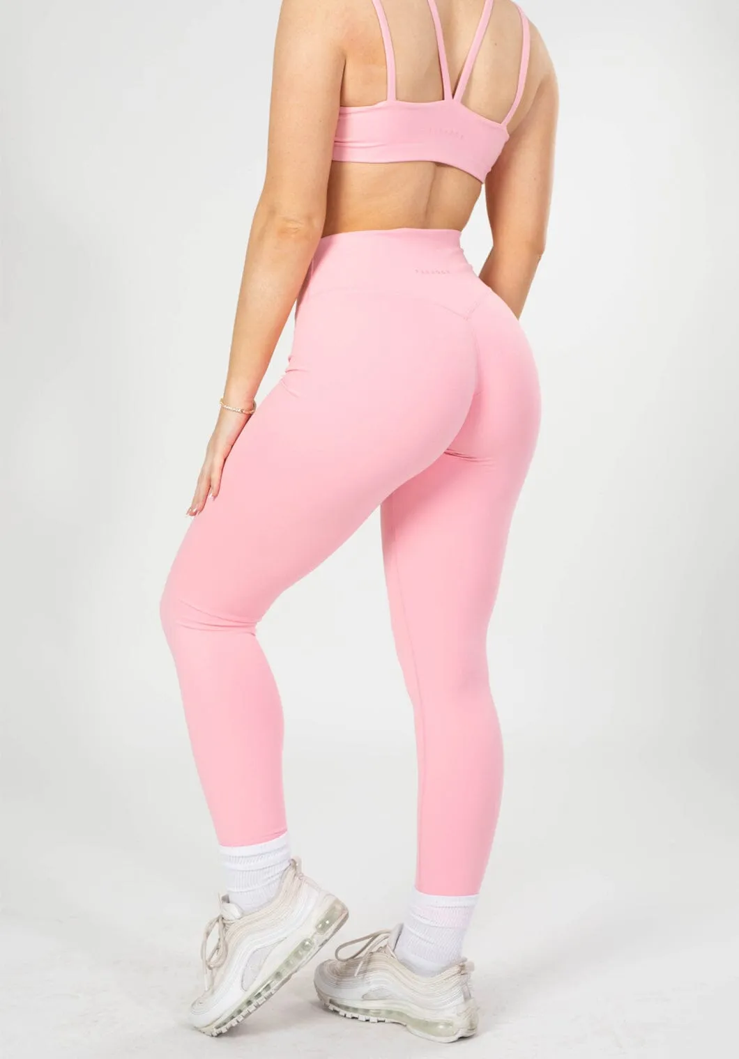 Active Lifestyle Compression Support UltraLux Curve Contour Sculptseam? Legging Cotton Candy