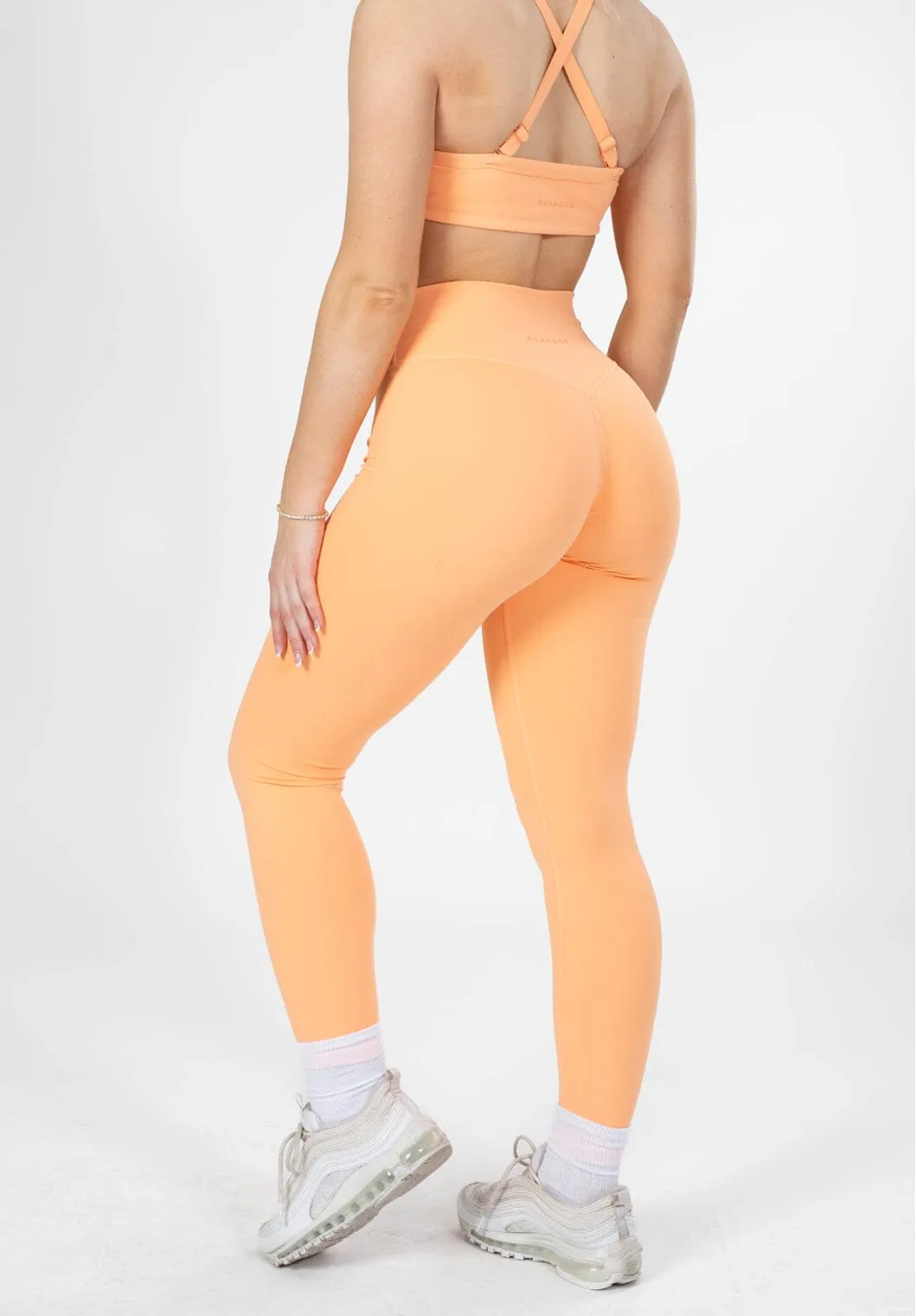 Lounge Fit UltraLux Curve Contour Sculptseam? Legging Orangesicle