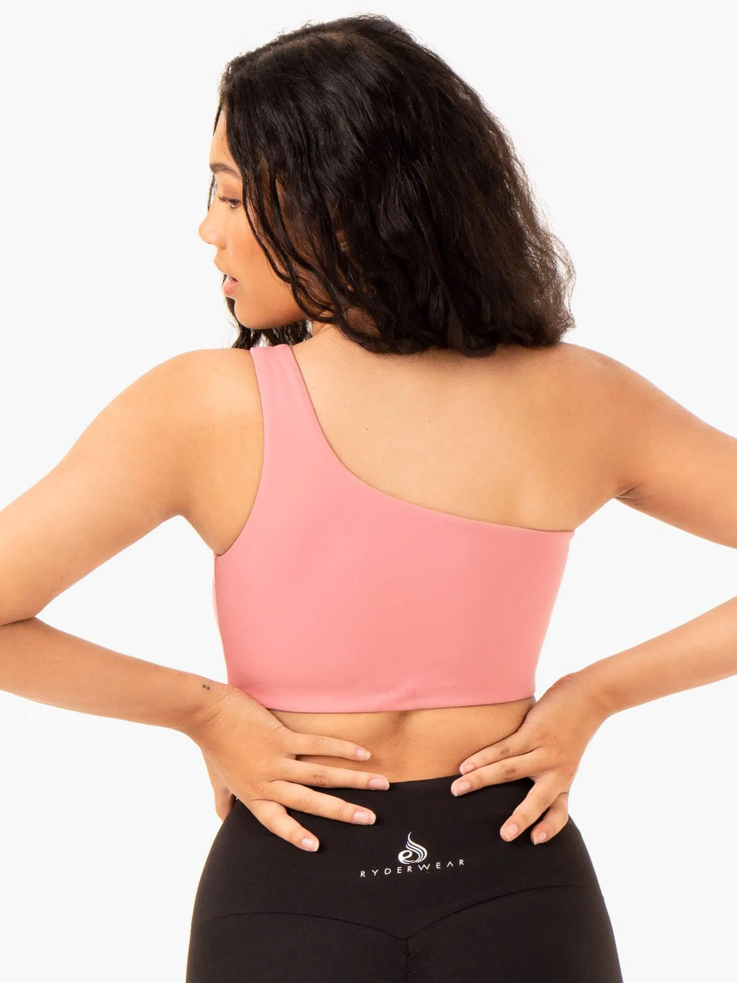 Smooth Comfort Adapt One Shoulder Sports Bra - Blush Pink