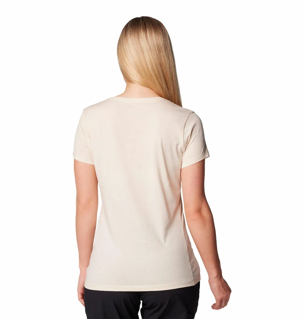Casual Comfort Fit Columbia Women White Daisy Days SS Graphic Tee