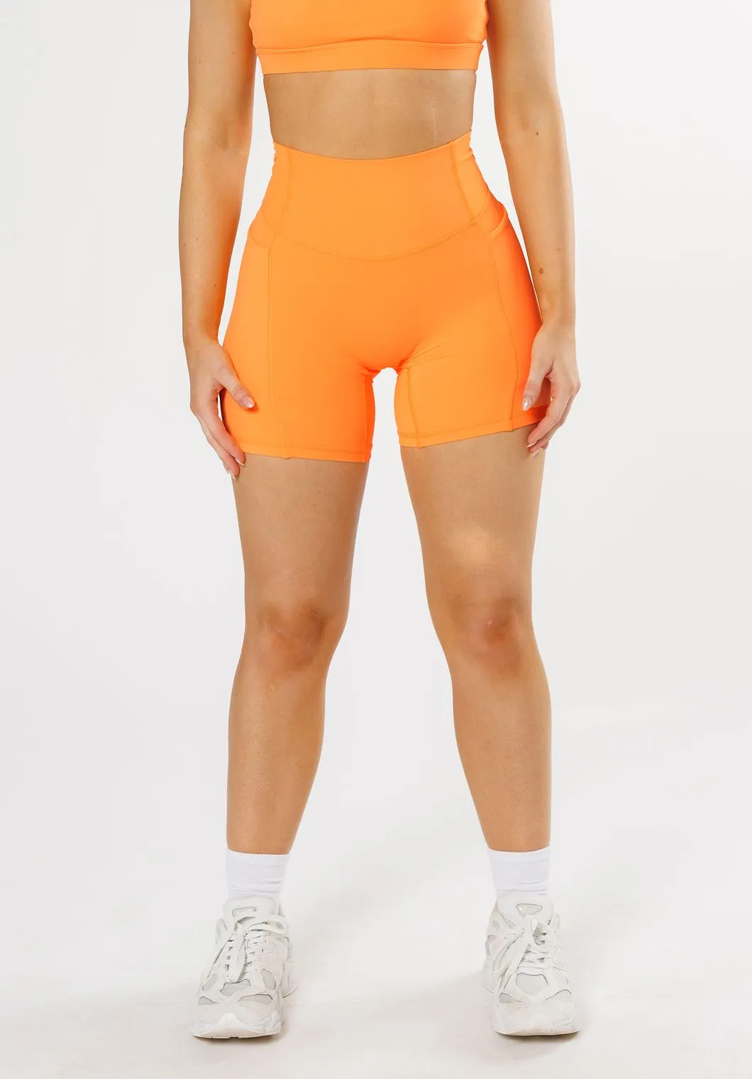 swim trunks barbecue outfit RecStretch Empower Sculptseam?  Plus Pocket Short 6?? Apricot