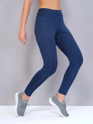 Daily Basic Women Solid Slim Fit Tights with ELASTO PLUS