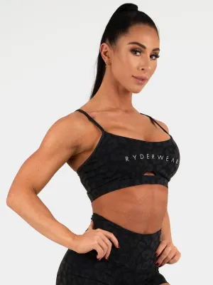 Animal Sports Bra - Leopard Black Lower body workouts