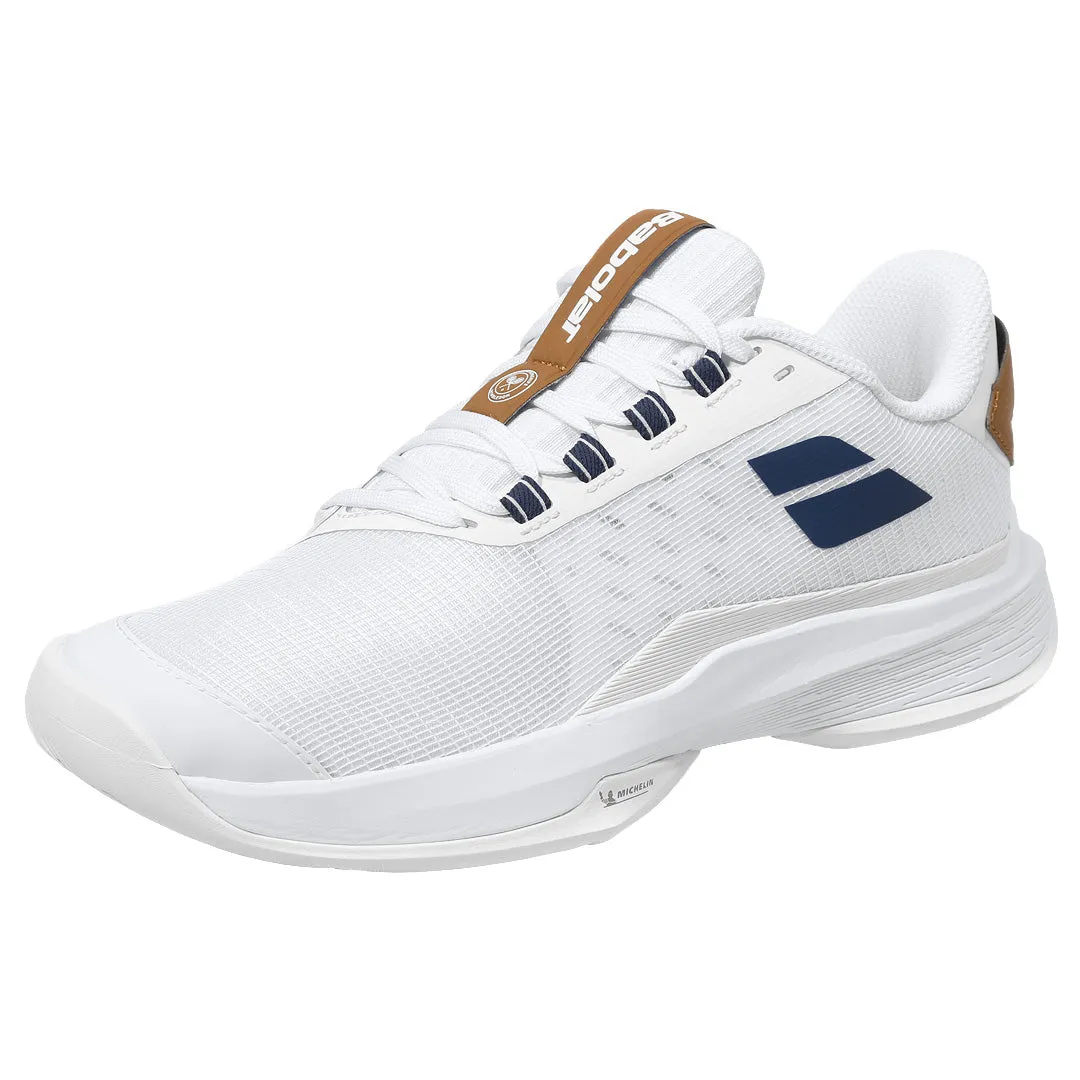 Unisex style Babolat Women's Jet Tere 2 - Wimbledon - White/Blue Navy