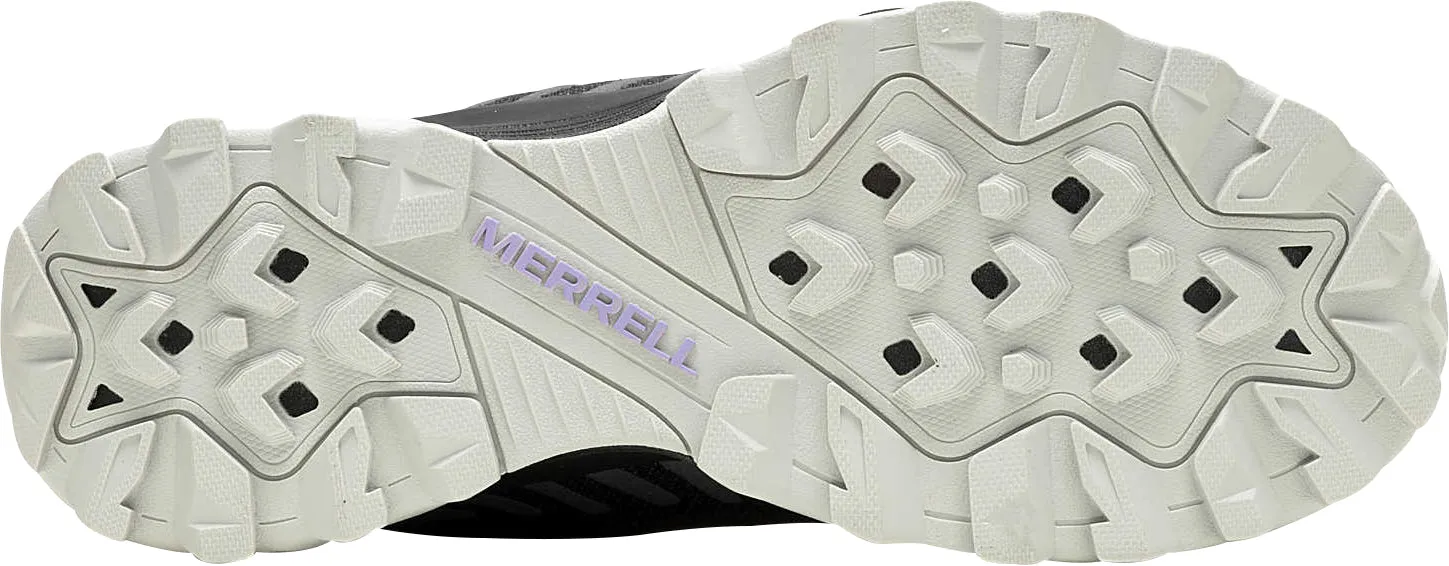 Foam Lining Trail Running Stretchable Merrell Speed Eco Womens Walking Shoes - Grey
