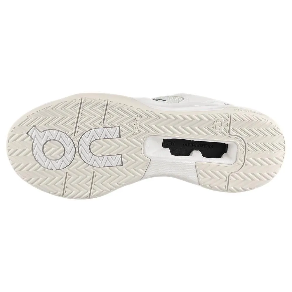 On Women's THE ROGER Clubhouse Pro - White/Ice Adaptive Lacing System
