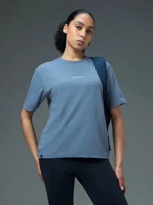 Women Printed Boxy Fit Round Neck T-shirt with COTFLEX Kids clothing