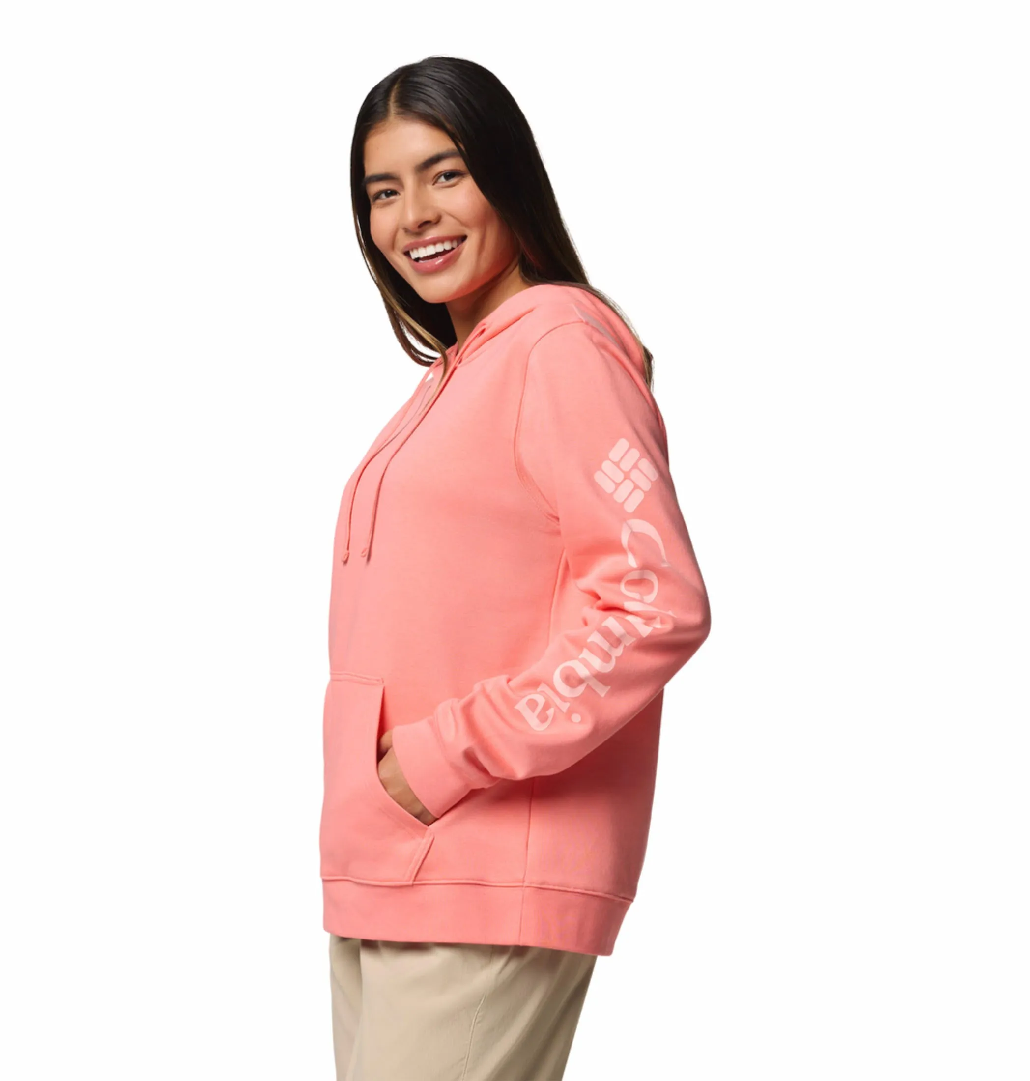 Eco - friendly Columbia Women Pink Beaumount Graphic Hoodie
