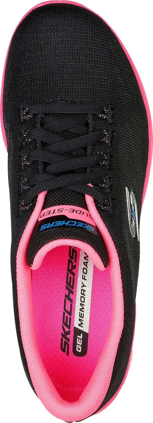 Skechers Glide Step Flex Womens Training Shoes - Black Free Pace