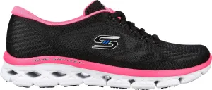 Skechers Glide Step Flex Womens Training Shoes - Black Gloss Finish