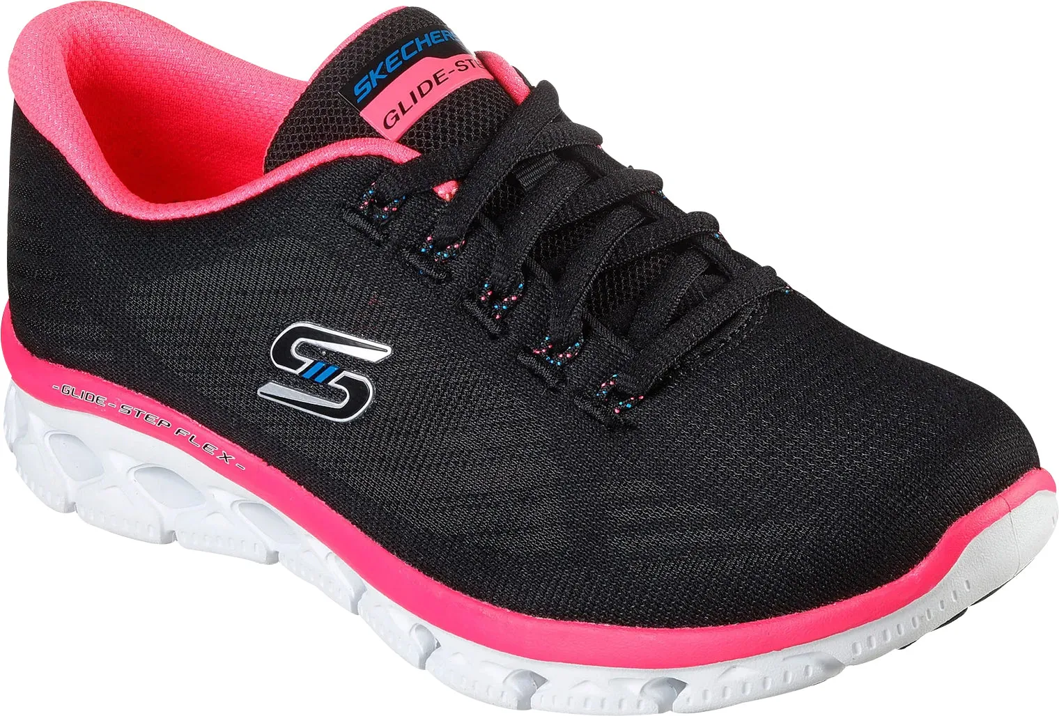 Stable construction Skechers Glide Step Flex Womens Training Shoes - Black