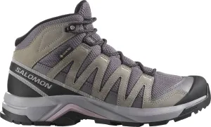 Winter Base Ergonomic Footbed Shape Salomon X-Adventure Recon Mid GORE-TEX Womens Walking Shoes - Grey