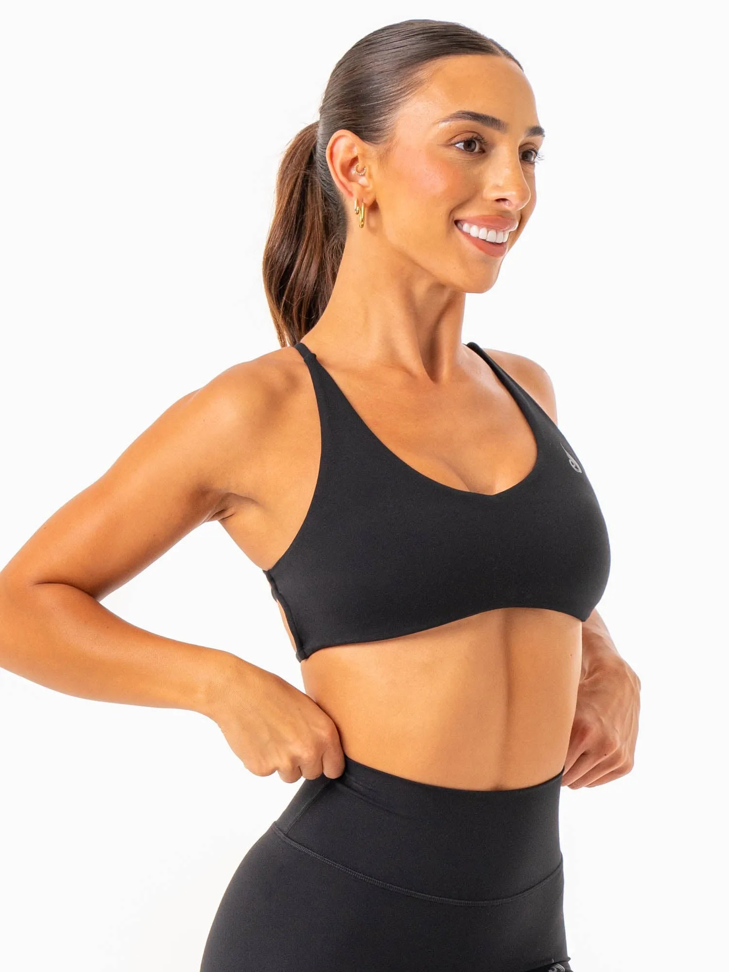 geometric exercise NKD Embody Sports Crop - Black