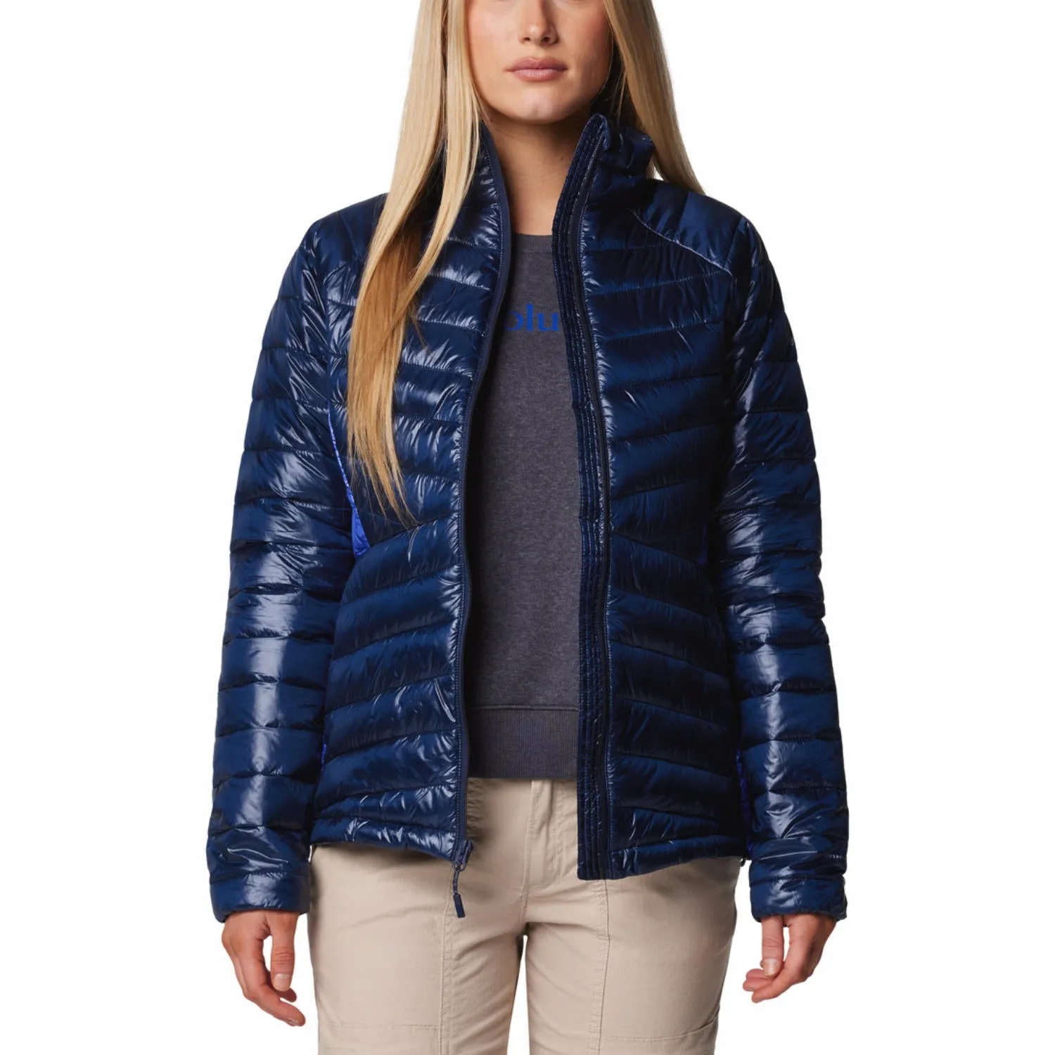 Columbia Women Blue Labyrinth Loop II Jacket Chilly Air Compact Packable