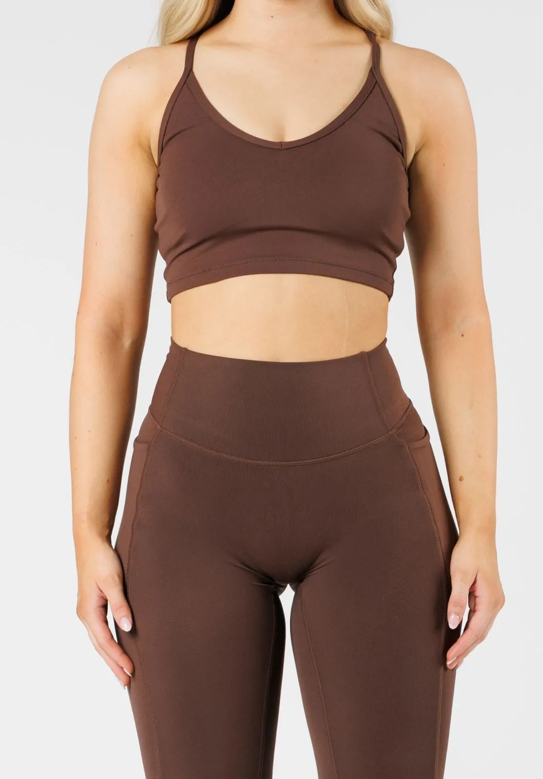 Reluna Empower Sculptseam? Plus Pocket Legging Walnut Total Comfort Petite Size Ultra Light