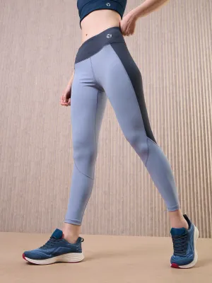 Women Colorblock Slim Fit Tights with ELASTOPLUS Hiking Trail Non See Loose Fit Plus Size