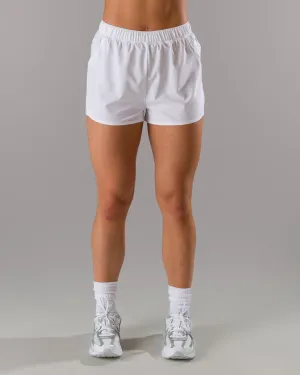 cool tones Extended Inseam Options Sprint Short - White