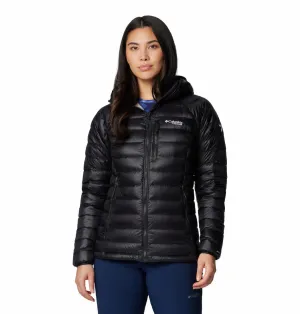 Thermal Reflective Lining Columbia Women Black Arctic Crest Down Hooded Jacket