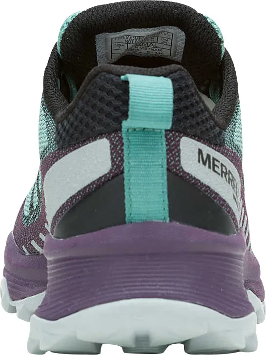 Padded Tongue Stage Pop Merrell Speed Eco Waterproof Womens Walking Shoes - Green