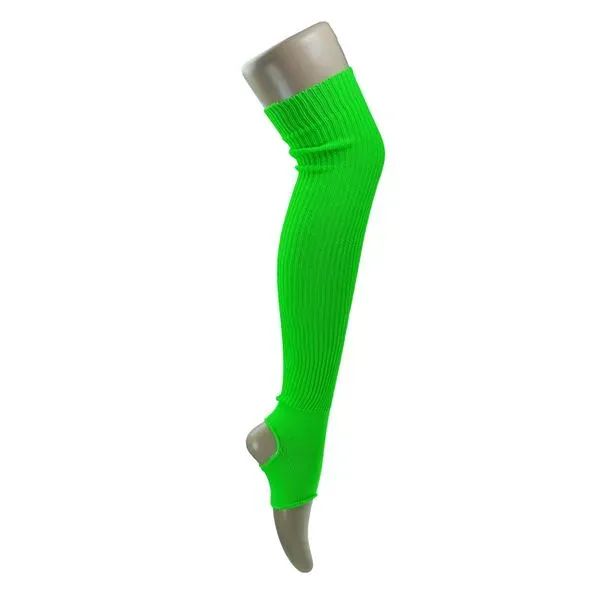 Body-Hugging Fit Soft legwarmer with hole 70 cm