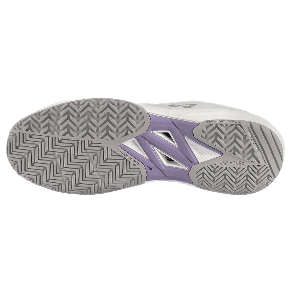 Durable Upper Ankle Support Enhancement Yonex Women's Sonicage - White/Gray