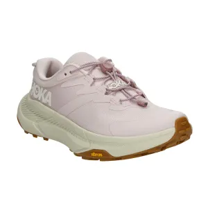 HOKA Women's Transport Cosmic Pearl/Oat Milk/Pink competitive running footwear Hyper Elastic Cushion