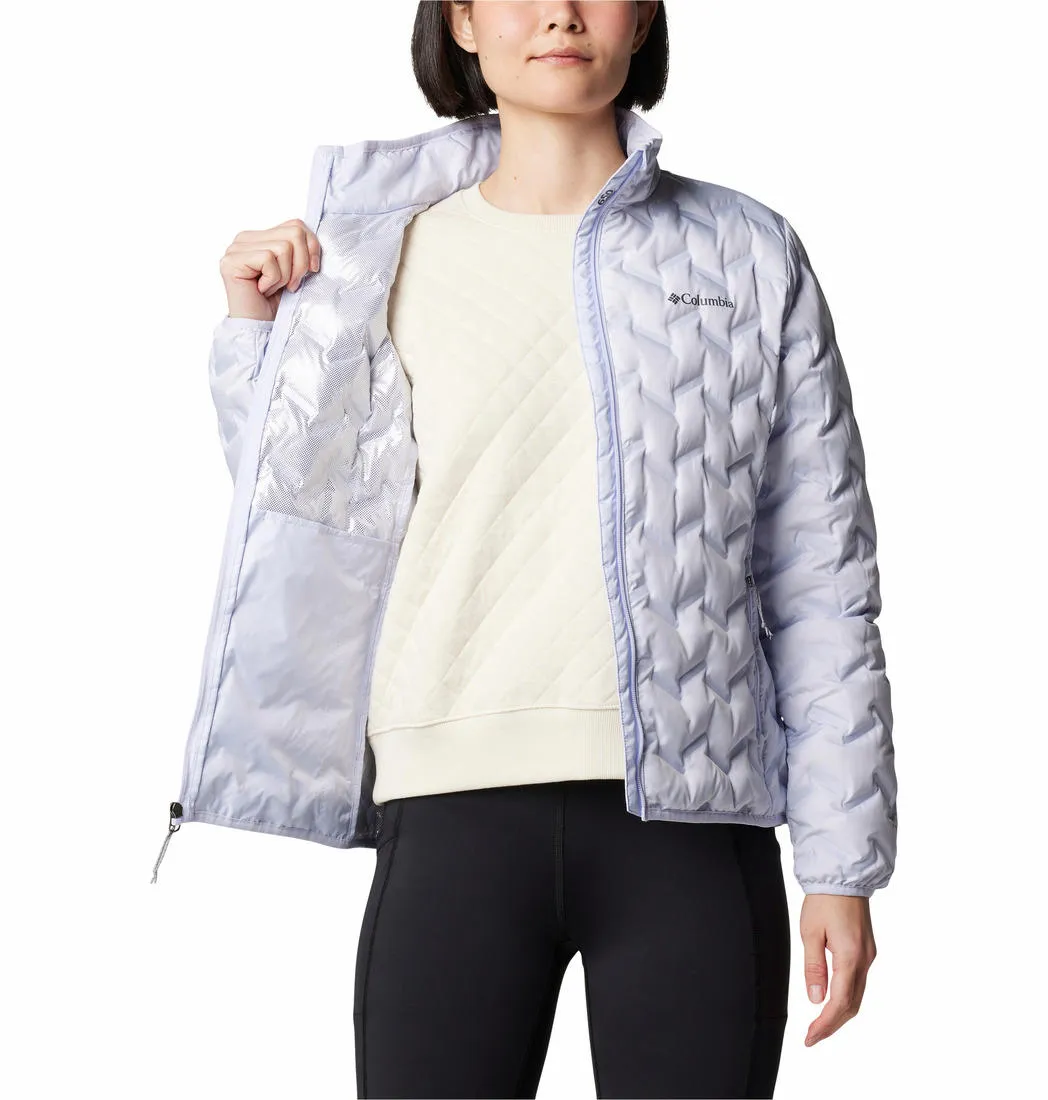 Columbia Women Purple Delta Ridge II Down Jacket Invoice Core Utility