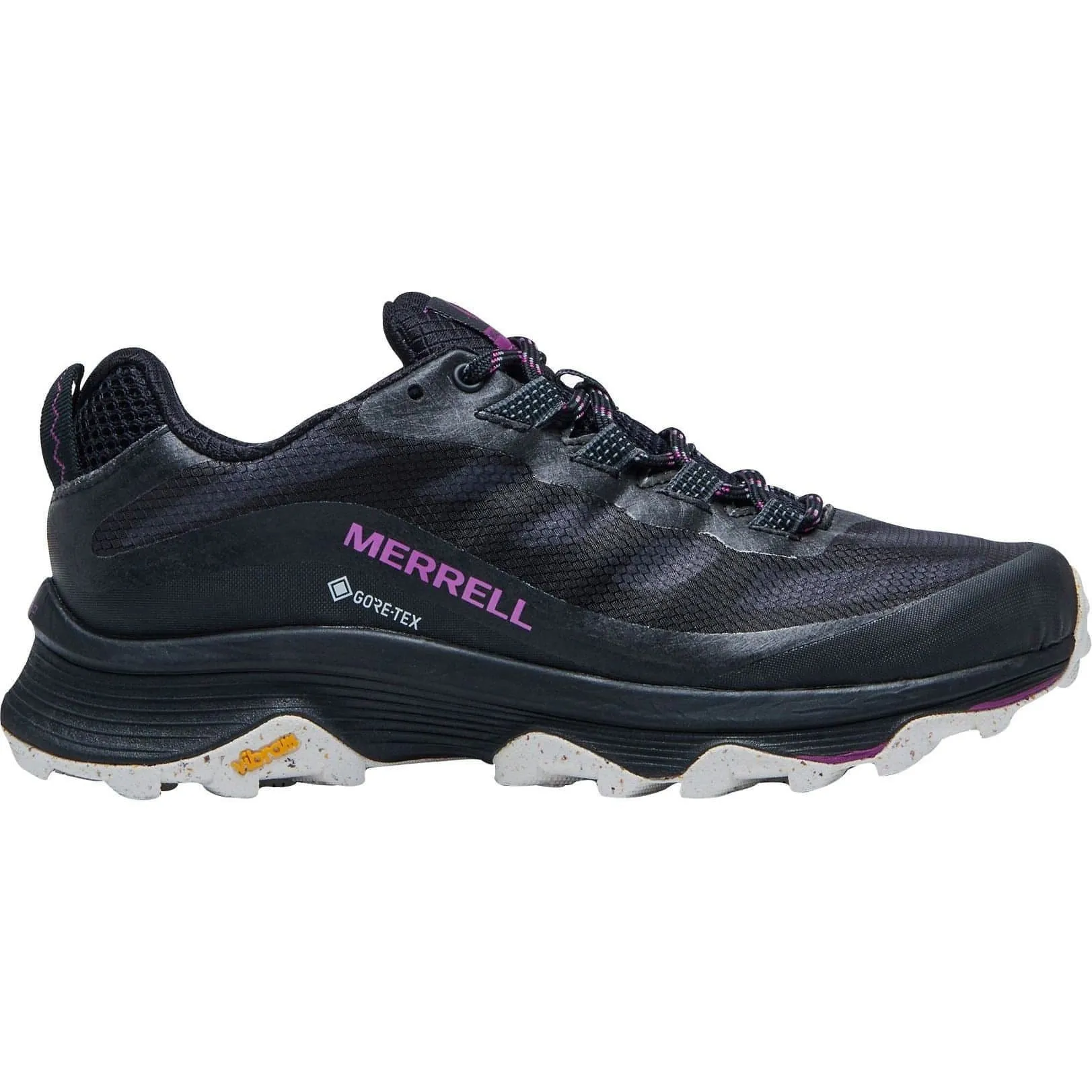 Stability Shank Antique Glow Merrell Moab Speed GORE-TEX Womens Walking Shoes - Black