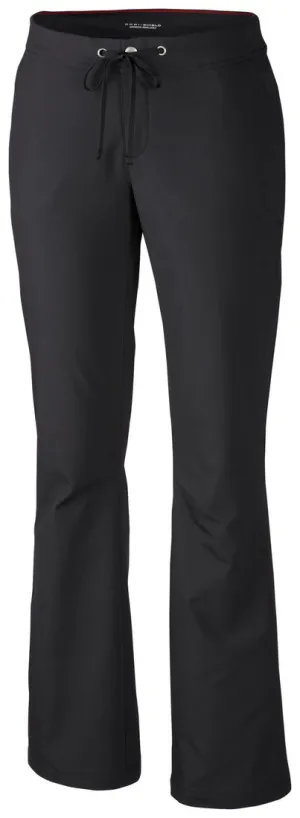 Abrasion Resistant Panels Smooth Comfort Columbia Women Black Anytime Outdoor Midweight Boot Cut Pant