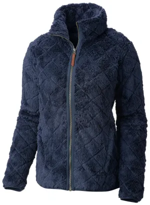 rainy Columbia Women Navy Blue Fire Side Sherpa Full Zip